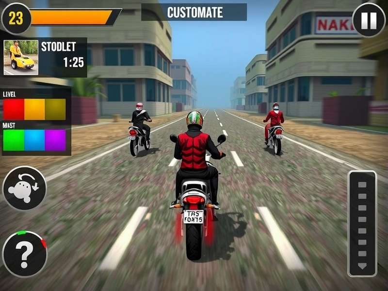 Rickshaw Blaze Run Ninja Indian city environment